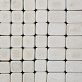Плитка тротуарная прессованная "Старый город" 2 формы, белая, 40мм, (10,56м2/уп) фото №2