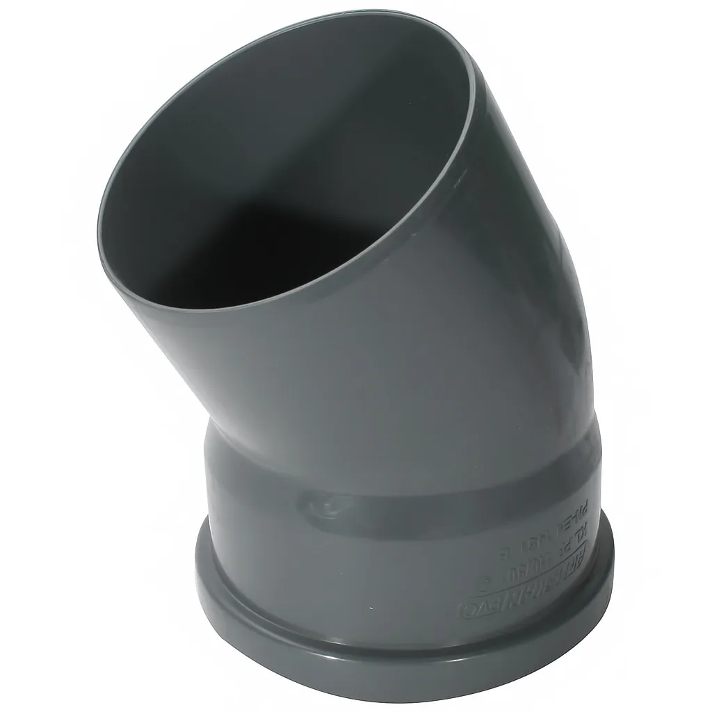 Отвод канализационный d 110мм, угол 30°