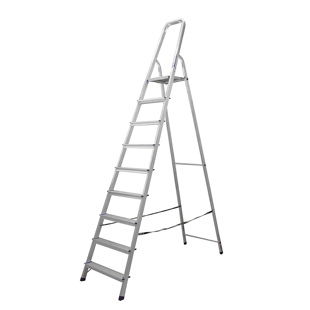 Стремянка Алюмет, алюминиевая, 9 ступеней
