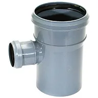 Тройник канализационный d 110х50х110мм, угол 90° цены в Воронеже