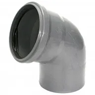 Отвод канализационный d 110мм, угол 67° цены в Воронеже