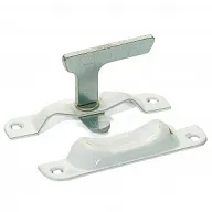 Задвижка-завертка форточная ЗФ2-2, белая цены в Воронеже