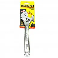Ключ разводной Stayer Master, 30мм, 250мм, хромированное покрытие цены в Воронеже