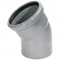 Отвод канализационный d 110мм, угол 30° цены в Воронеже