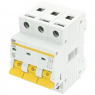 Выключатель автоматический ВА47-29 IEK, 3 полюсный, 50A C 4.5кА цены в Воронеже