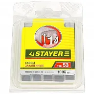 Скобы закаленные Stayer, тип 53, 10мм, 1000шт/упак цены в Воронеже
