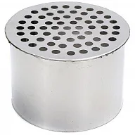 Заглушка нержавеющая сталь с отверстиями для дымохода d135 цены в Воронеже