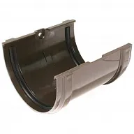 Соединитель желобов водосточных Дёке Premium, шоколад цены в Воронеже