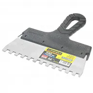 Шпатель фасадный Stayer Profi, 200мм, с зубцами 10мм х 10мм, нержавеющее полотно цены в Воронеже