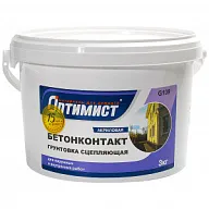 Грунтовка Оптимист бетоноконтакт, 3кг цены в Воронеже