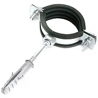 Крепление трубы к стене ДУ 32, с шурупом и дюбелем цены в Воронеже