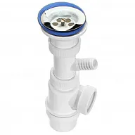 Сифон для мойки "Элит" 614, с отводом для стиральной машины, D40мм цены в Воронеже