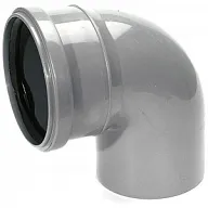 Отвод канализационный d 110мм, угол 90° цены в Воронеже