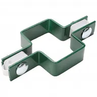 Крепление для панелей ограждения 60х40мм, RAL 6005 (зеленый мох) цены в Воронеже