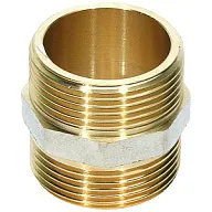 Ниппель соединительный, никелированный, 1" цены в Воронеже