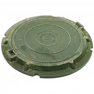 Люк канализационный легкий d 730мм, h 60мм, 3т, полимерный, зеленый цены в Воронеже