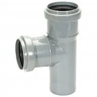 Тройник канализационный d 50х50х50мм, угол 90° цены в Воронеже