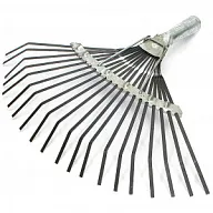 Грабли веерные 20 зубьев, оцинкованные, пластинчатые цены в Воронеже