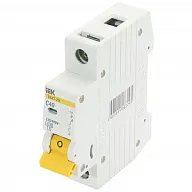 Выключатель автоматический ВА47-29 IEK, 1 полюсный, 40A C 4.5кА цены в Воронеже