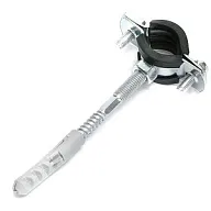 Крепление трубы к стене ДУ15, с шурупом и дюбелем цены в Воронеже