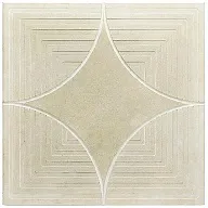 Плитка тротуарная "Бубновый туз", 300х300мм, серая цены в Воронеже