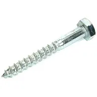 Шуруп с шестигранной головкой, 6 х 60, оцинкованный, 20 шт/упак цены в Воронеже