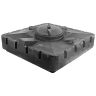 Бак для душа Акватек 240л, 950х950х440мм, черный цены в Воронеже