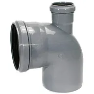 Отвод канализационный d 110х50, угол 90°, верхний выход цены в Воронеже