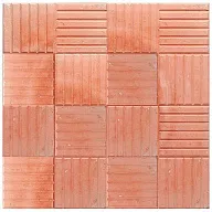 Плитка тротуарная "Паркет", 300х300мм,  красная цены в Воронеже