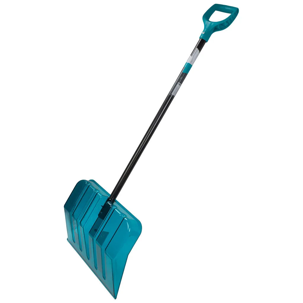 Лопата для уборки снега Palisad Luxe, поликарбонат, алюминиевый черенок, 460мм х 400мм