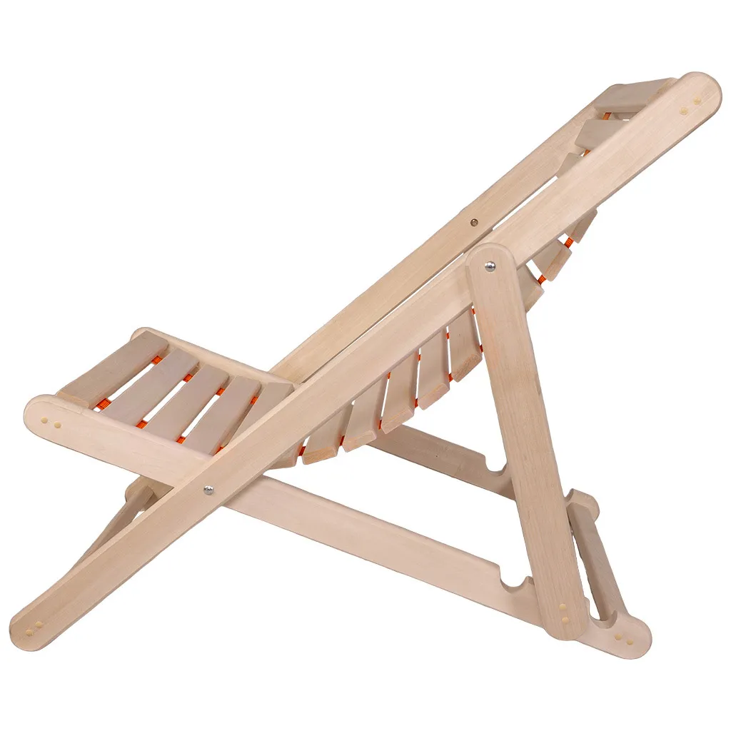 Шезлонг гибкий, 600мм х 750мм х 1600мм, липа