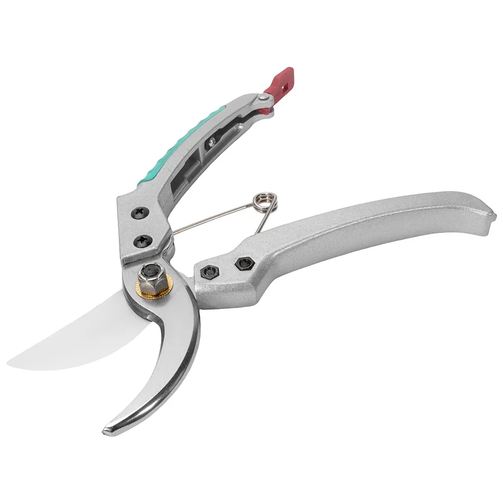 Ручной секатор Sturm! 3012-04-01, алюминиевая ручка,  лезвие SK5, 205мм