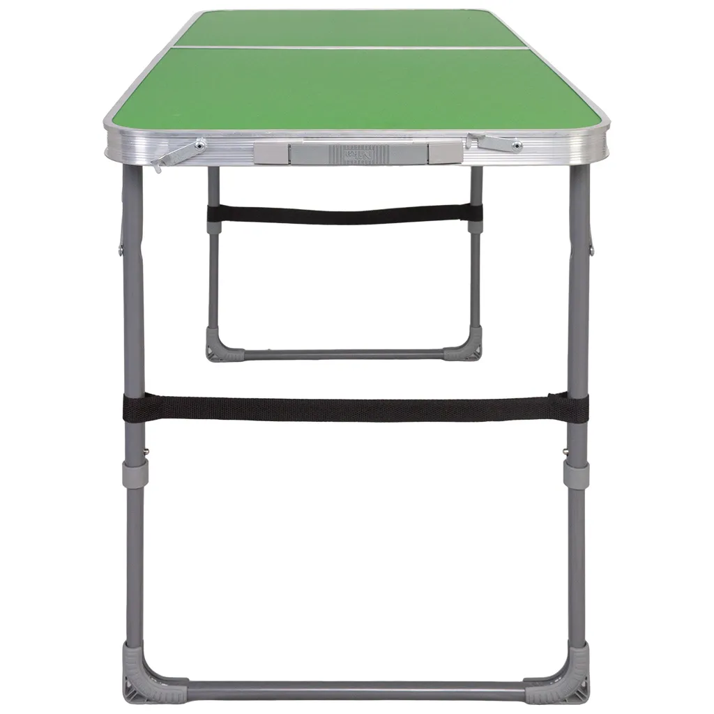 Набор мебели Nika, стол + 4 стула, зеленый с принтом