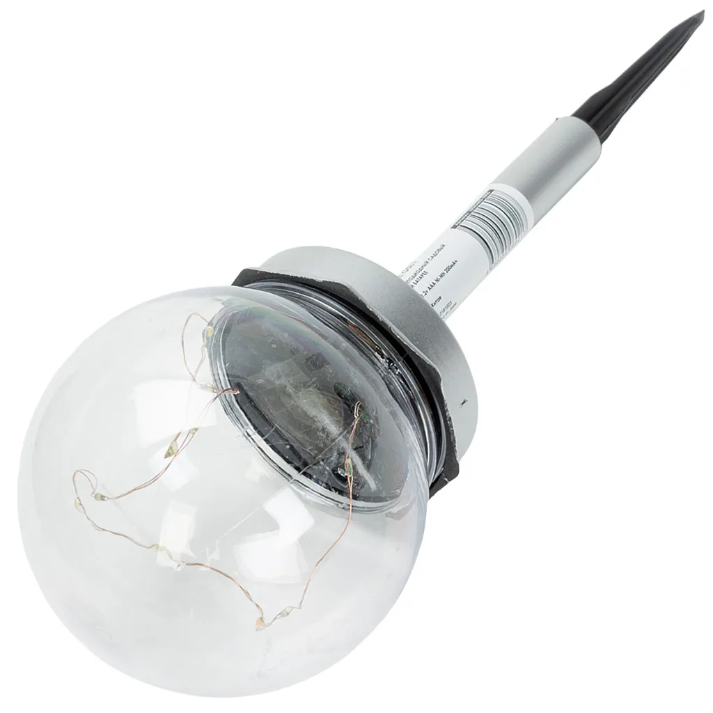 Светильник садовый на солнечной батарее, LE GSL1, RGB, шар