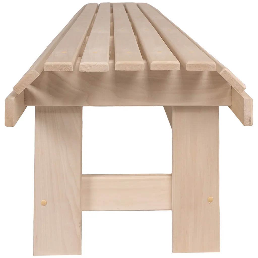 Лавка "Грибок", липа, 1800мм х 400мм х 445мм