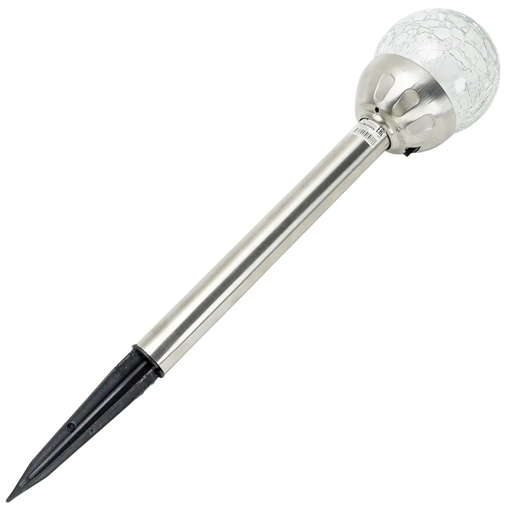 Светильник садовый на солнечной батарее, LE GSL1, шар кракелюр