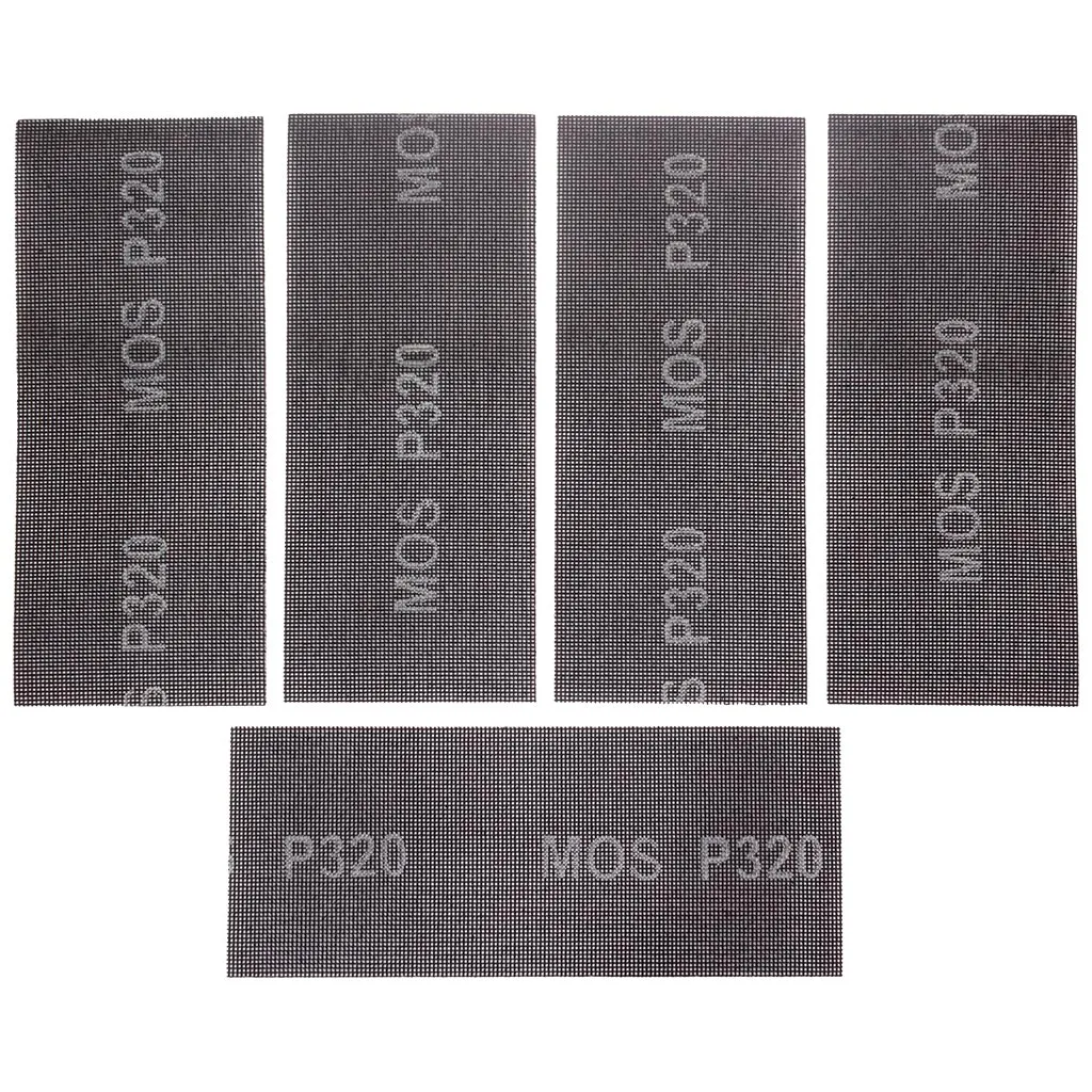 Сетка шлифовальная Mos, 115х280мм, № 320, 5шт