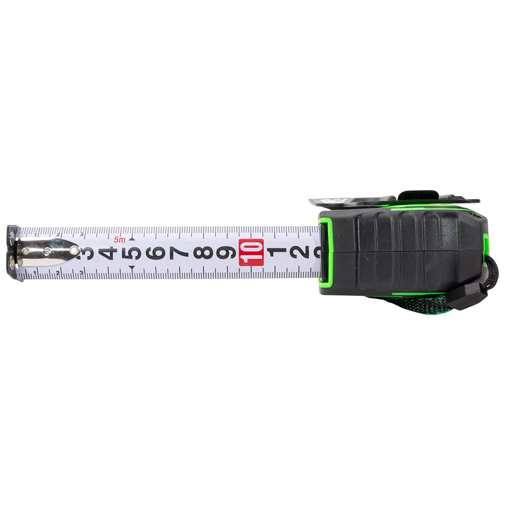 Рулетка Effecta Fort автостоп, магнит, шкаланейлон, 5м х25мм