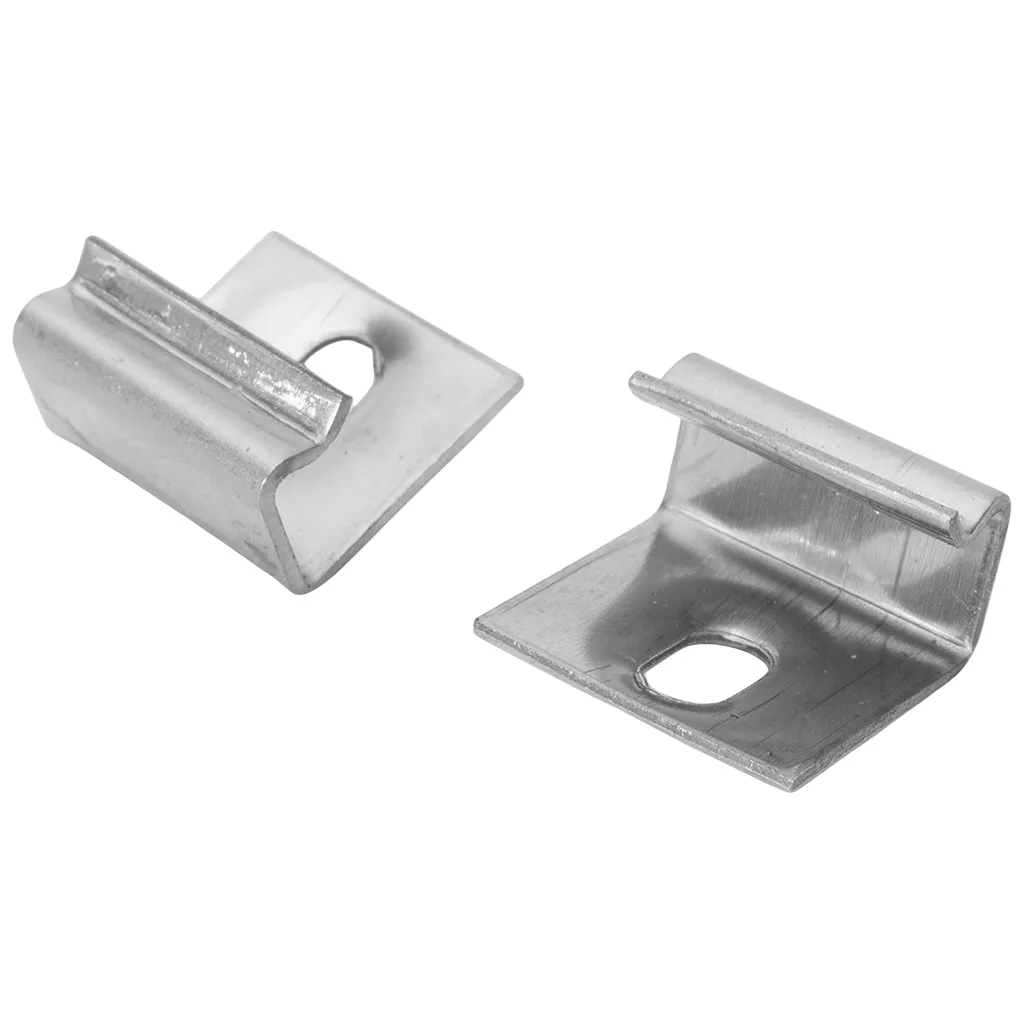 Кляймер UnoDeck, для террасной доски, стартовый, 8мм, металл, 20шт/упак