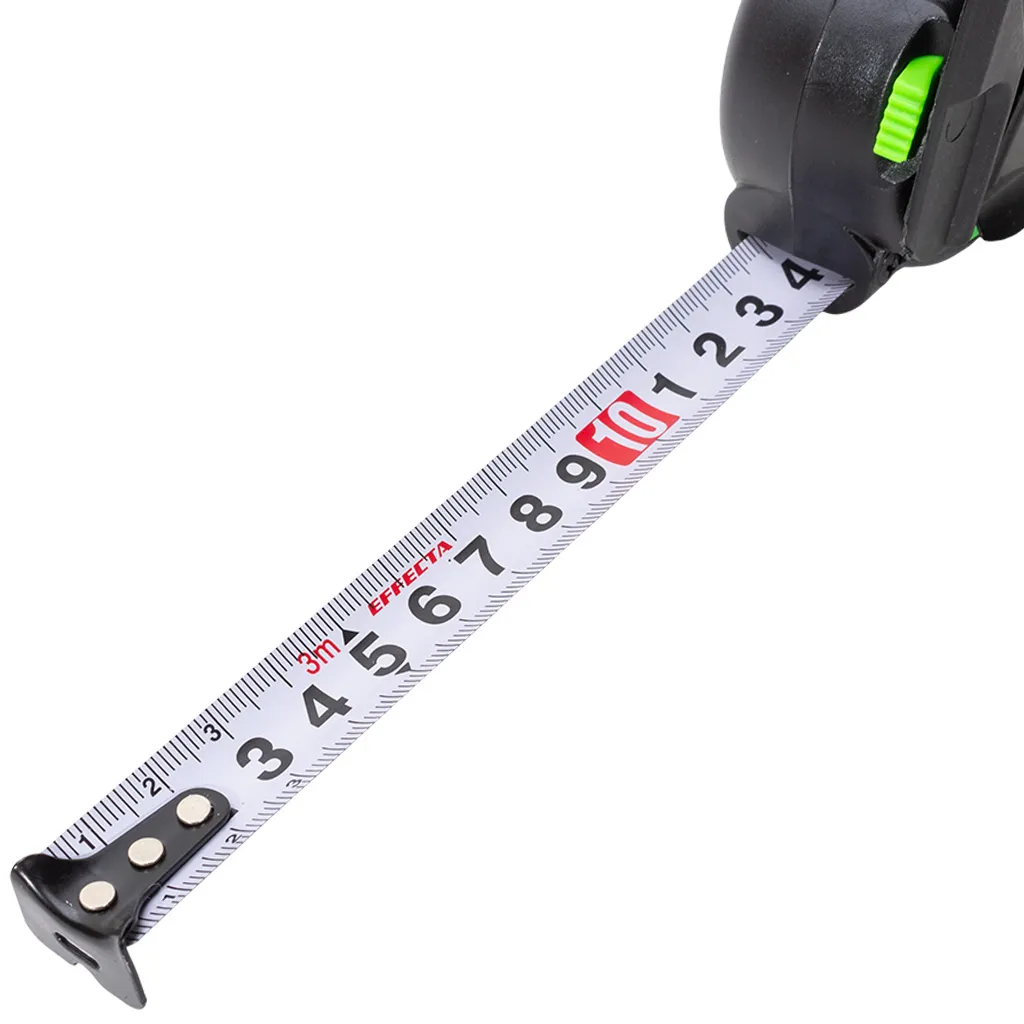 Рулетка Effecta Snap, автостоп, 3м х 19мм