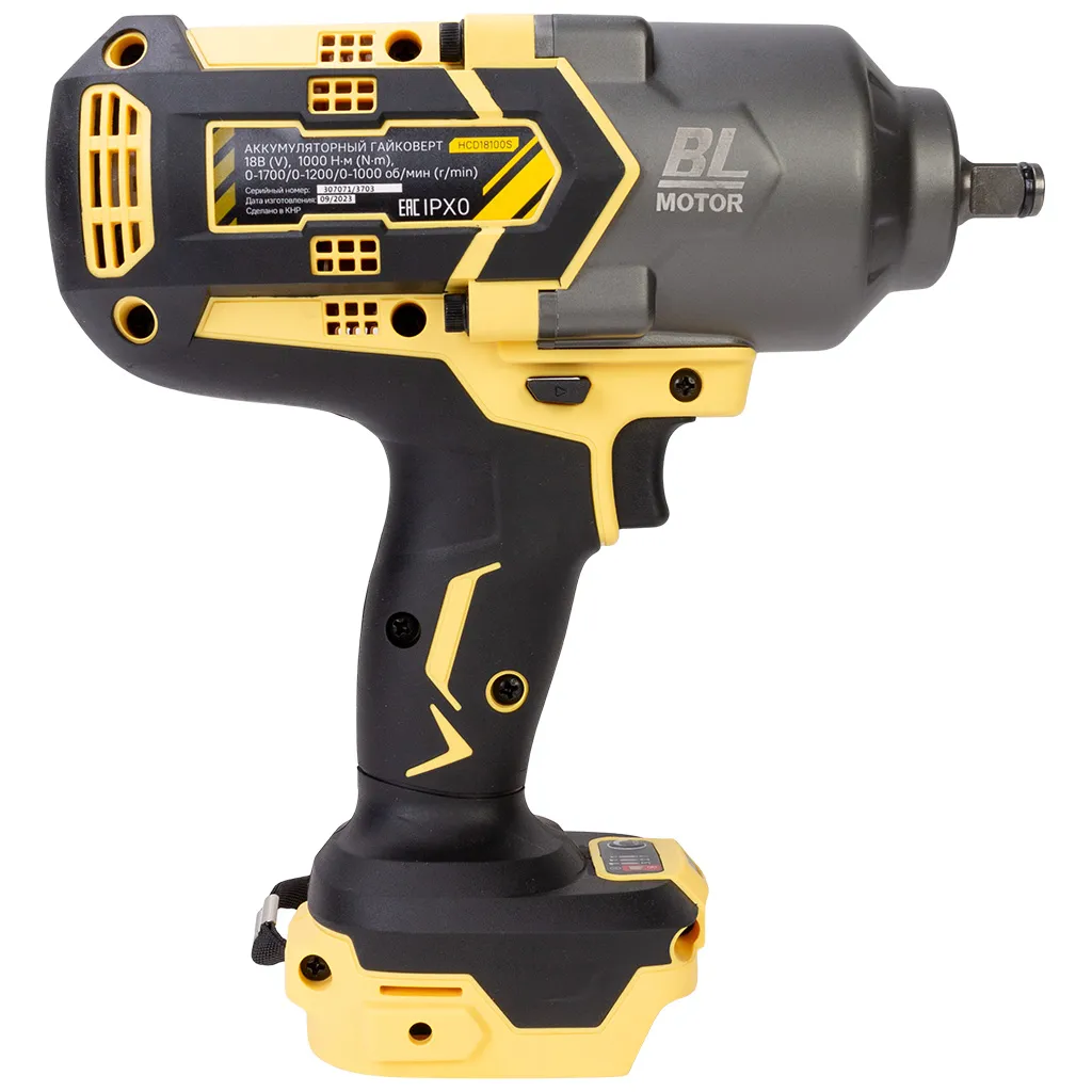 Набор электроинструмента Hanskonner, Дрель ударная + Гайковерт, в ящике с АКБ 6А+ЗУ 4,