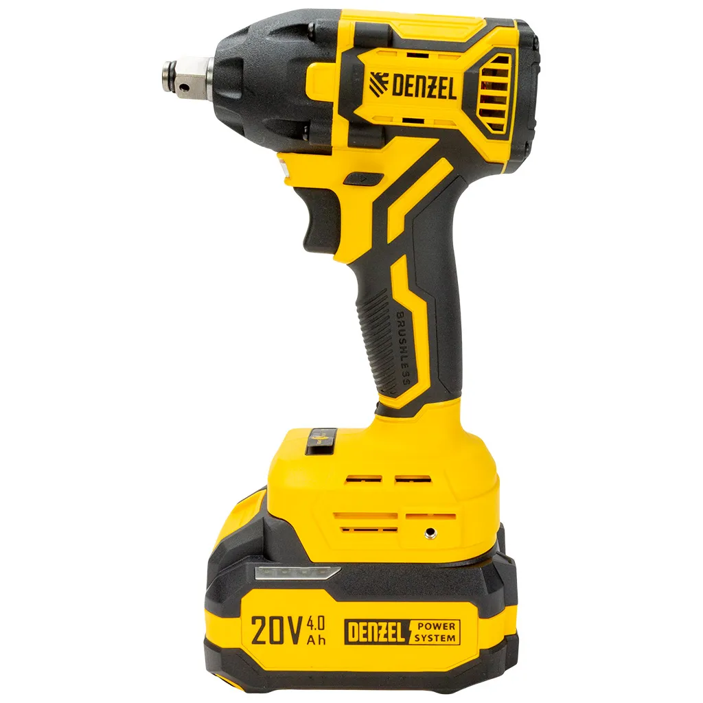 Гайковерт бесщеточный, ударный Denzel CIWH-BL-20-350, 20В