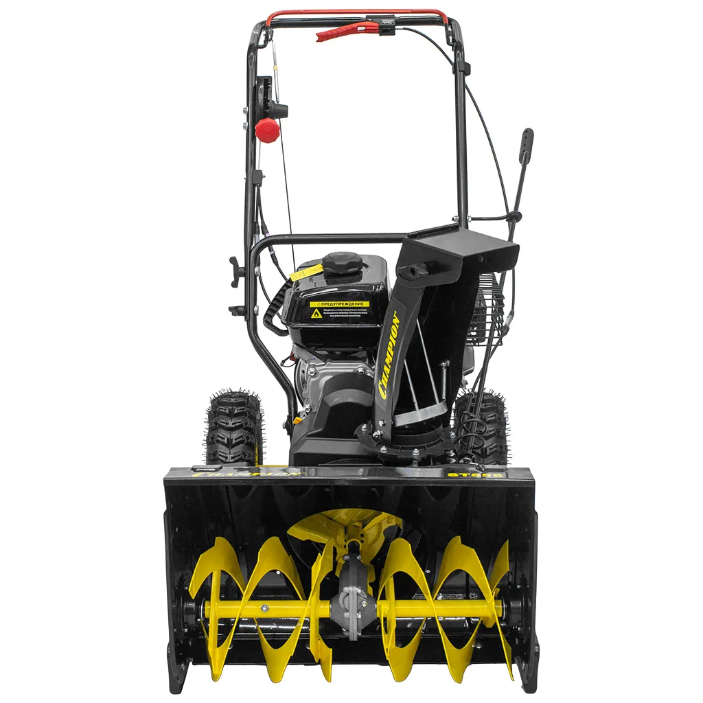 Снегоуборочная машина бензиновая Champion ST556, ручной старт