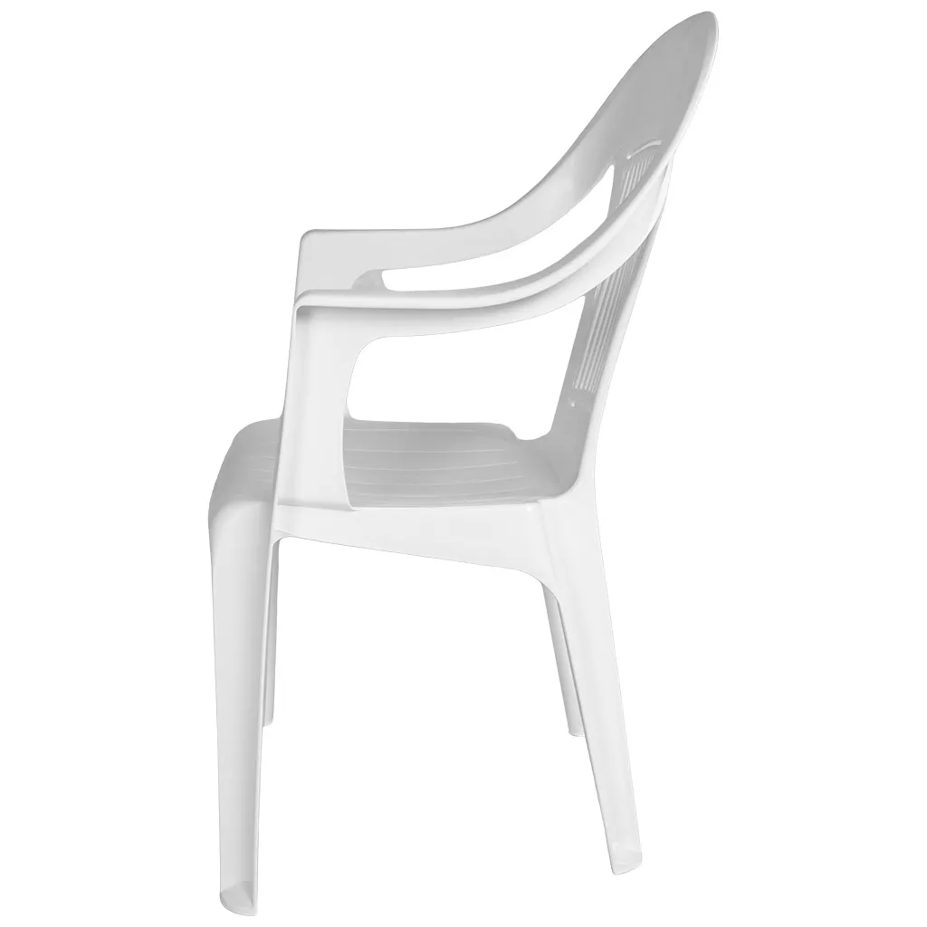 Кресло Элластик, пластик, белый