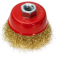 Щетка-крацовка чашечная, для дрели, d 14мм, 75мм цены в Воронеже