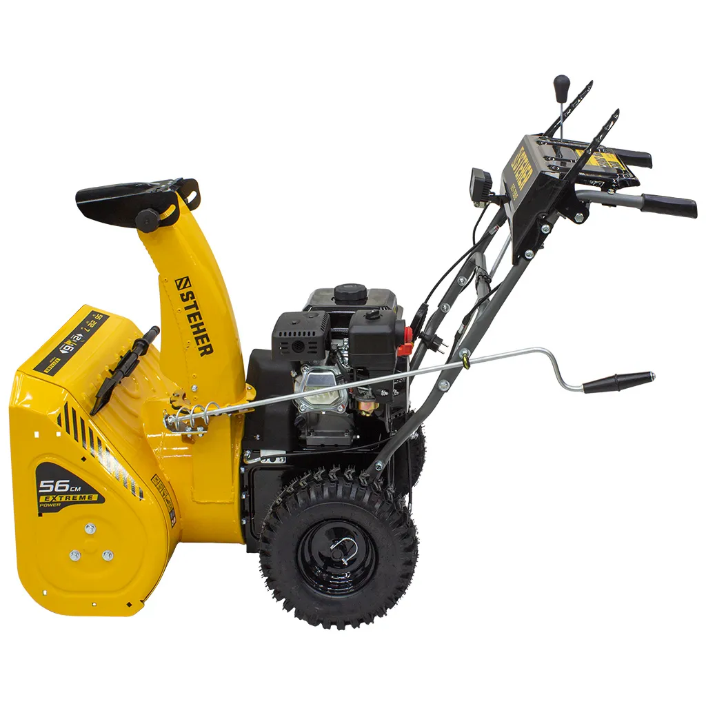 Снегоуборочная машина бензиновая Steher Extrem GST-756E, электрический/ручной старт