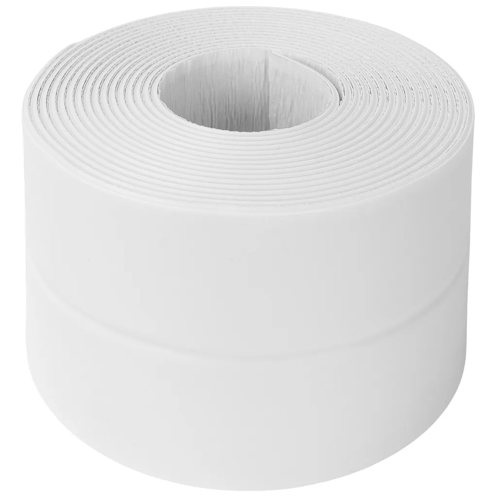 Лента бордюрная ВМ03-60, высота 60мм, длина 3,35м, белая, ПВХ