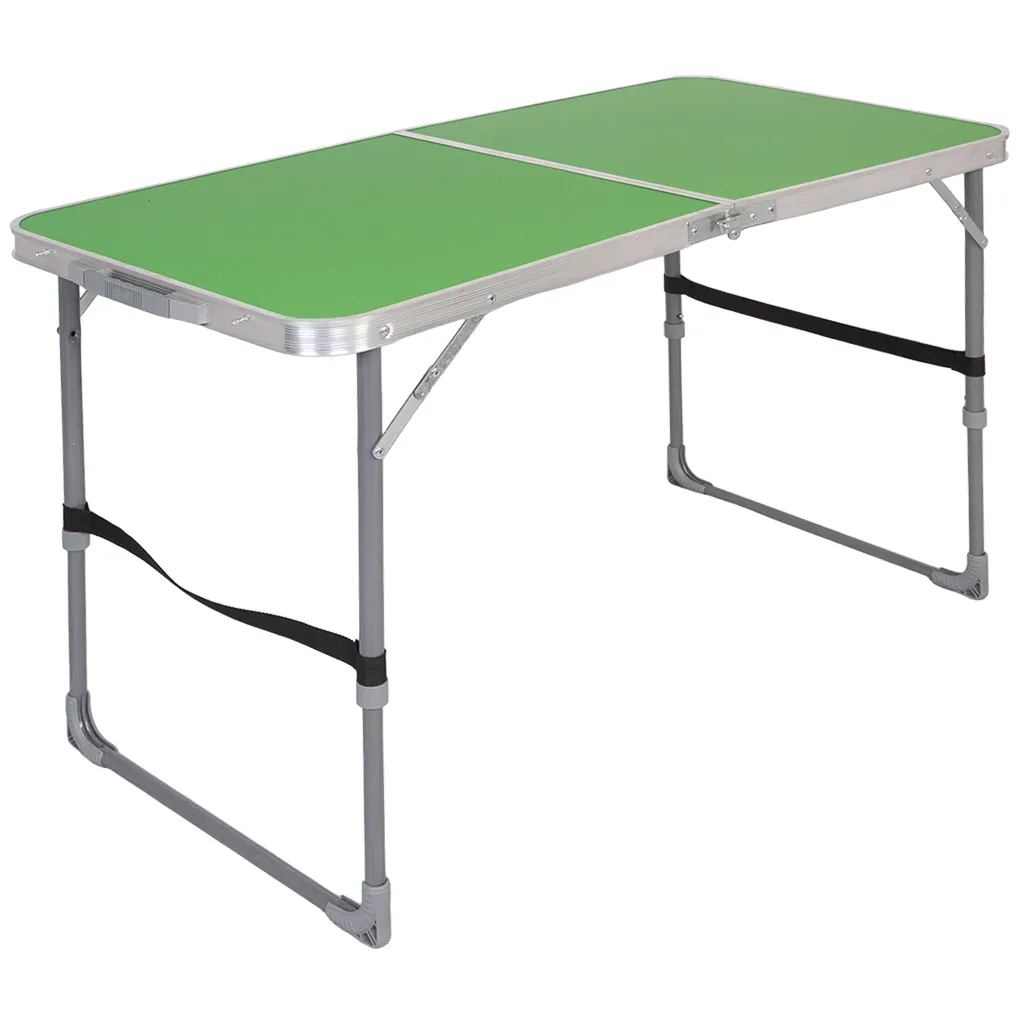 Набор мебели Nika, стол + 4 стула, зеленый с принтом