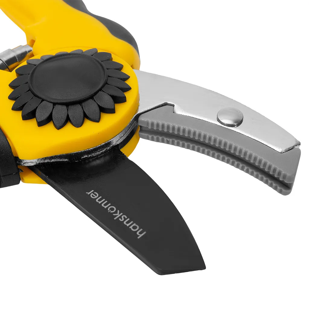 Секатор Hanskonner HK3012-07-25, верхнее лезвие с тефлоновым покрытием, 210мм