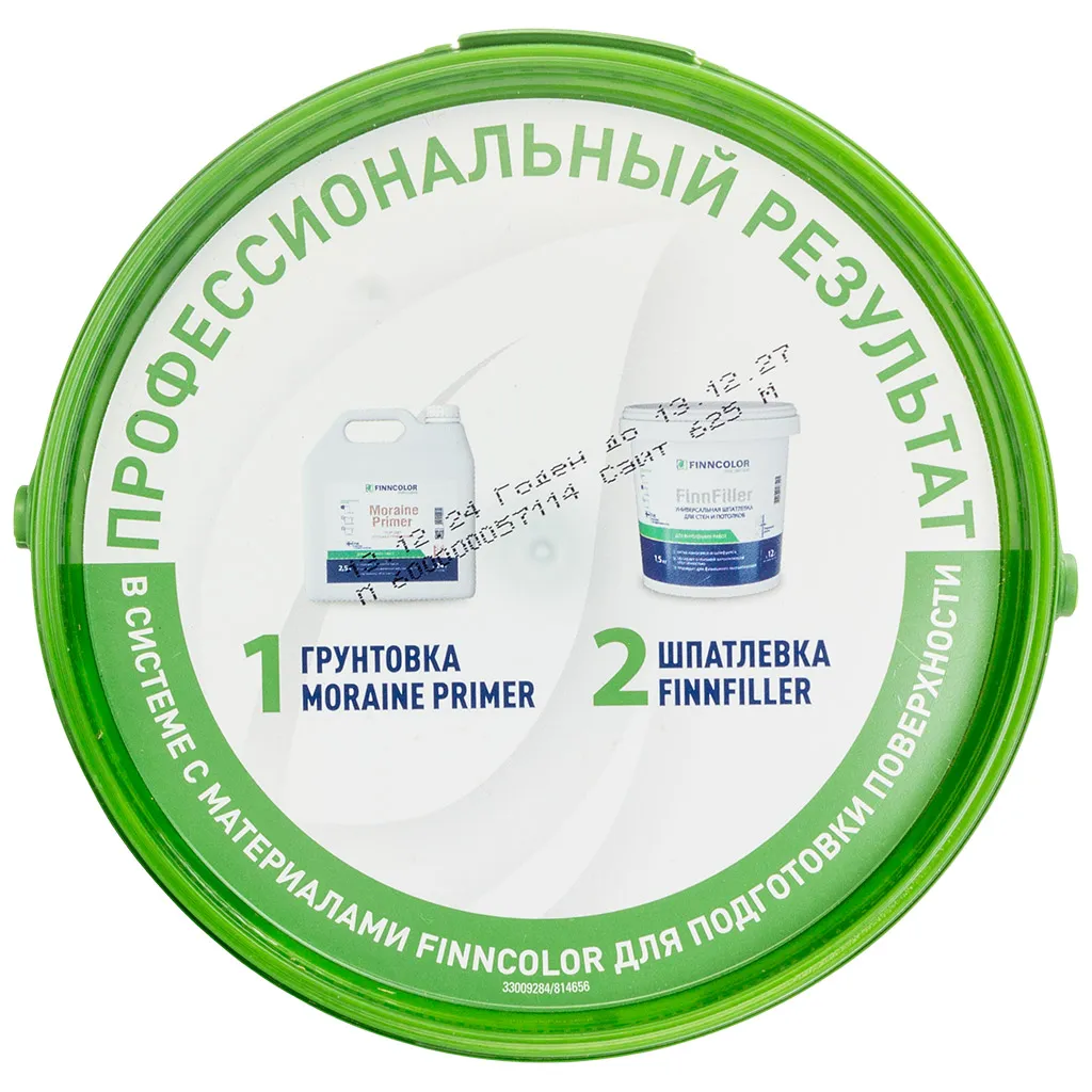 Краска водно-дисперсионная Finncolor Oasis Super White,  для потолков, матовая, 0.9л.